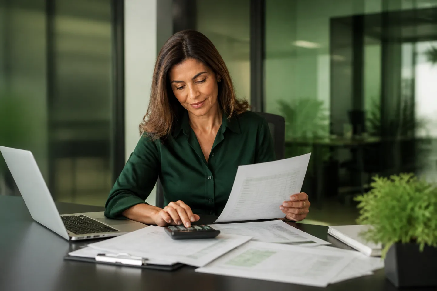 Especialistas analisando encargos e impostos da folha